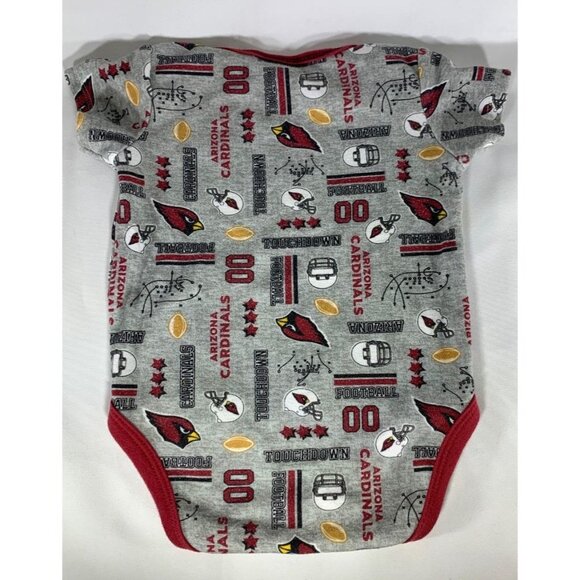 Arizona Cardinals Baby Bodysuit Set 3-6 Months NFL Team Apparel 2-Pieces Romper - Picture 9 of 11